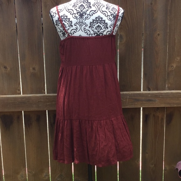 NWOT Maroon Mossimo Supply Sundress - Picture 4 of 5